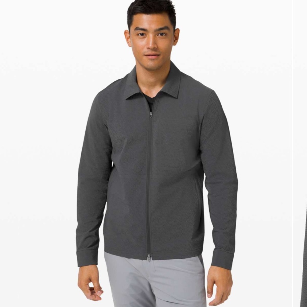 lululemon athletica Men's Charcoal Shirt Jacket Size XS
